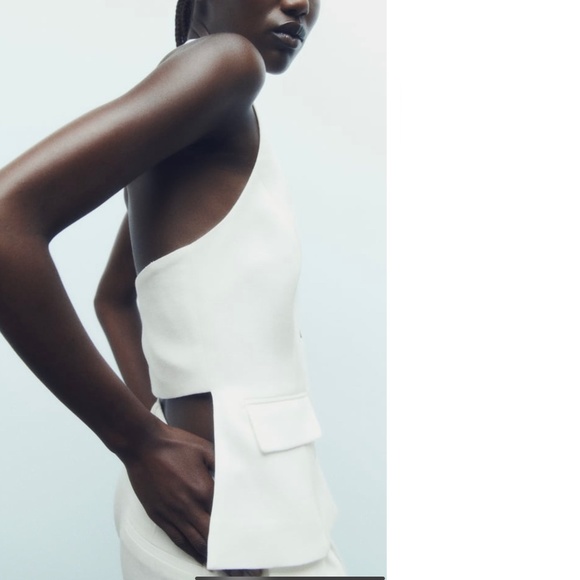 Zara OPEN BACK HALTER VEST - Picture 6 of 16